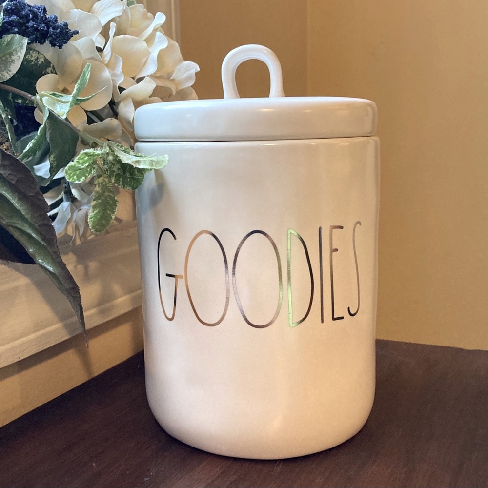 Rae Dunn GOODIES loop lid canister